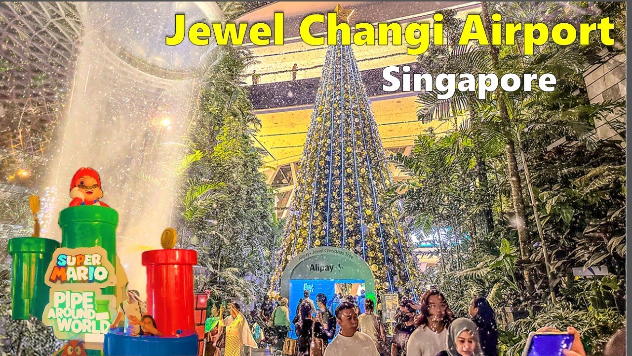 Singapore Christmas 2023 | Christmas at Jewel Changi Airport | Changi's Candy Wonderland Carnival