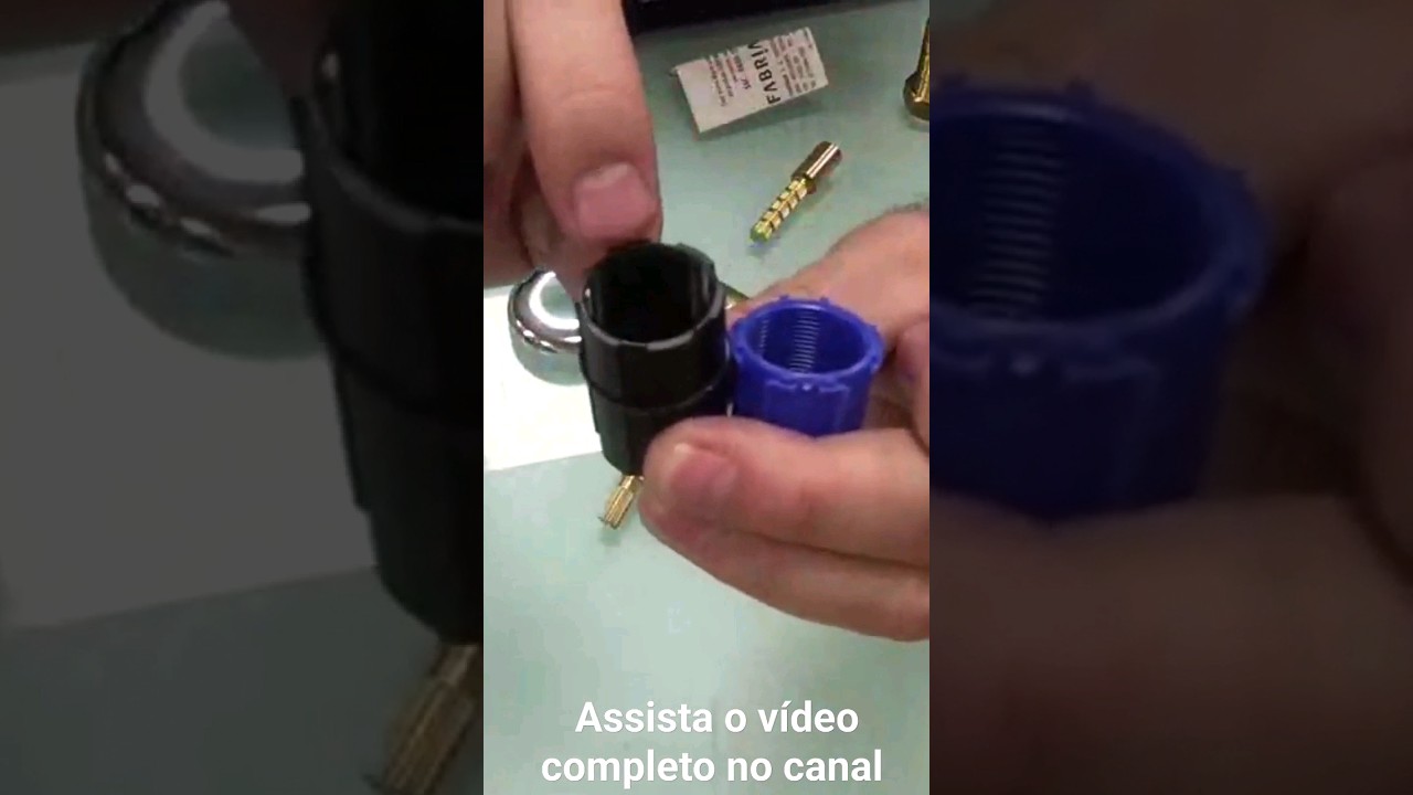 Instalando prolongador  no acabamento de registro fabrimar 