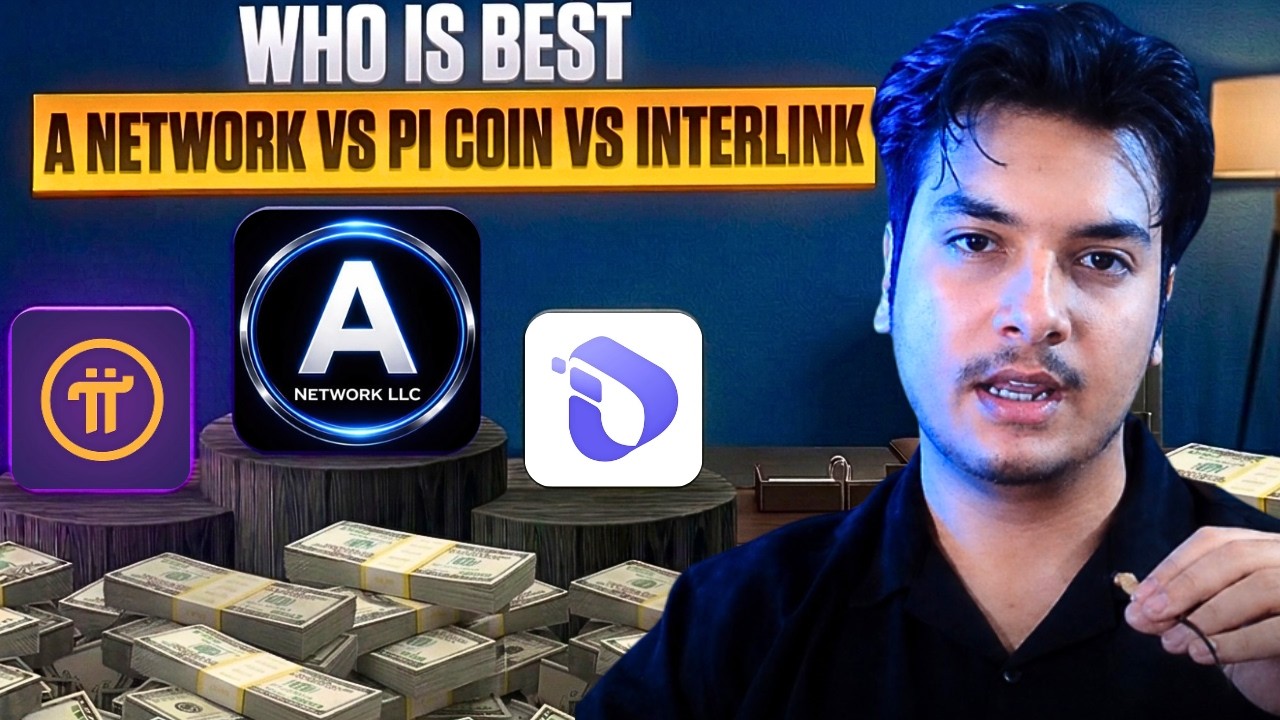 Best Project To Mine? A network vs PI Network vs Interlink Network | Crypto Airdrop | Cryptomentory
