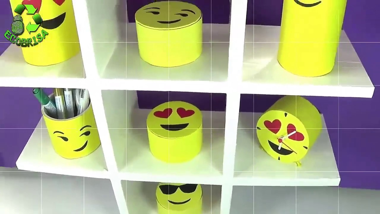 3 Estantes hechos con Cartón || Manualidades Recicladas ||  Ecobrisa