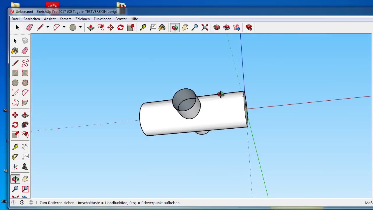 Sketchup Fl&auml;chen verschneiden