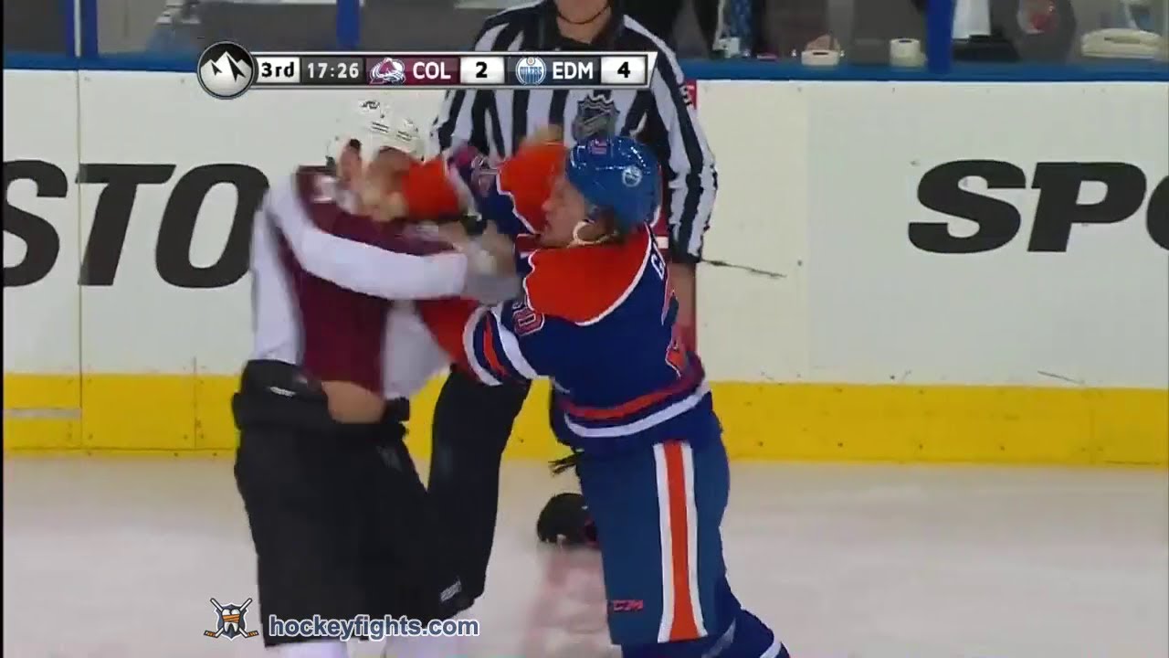 Patrick Bordeleau vs Luke Gazdic Dec 5, 2013
