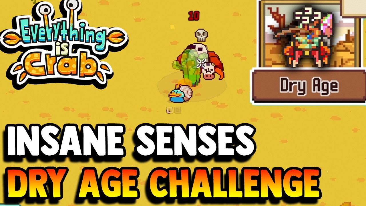 Going Full PSYCHIC CHEETAH For the Dry Age Challenge! | Everything is Crab