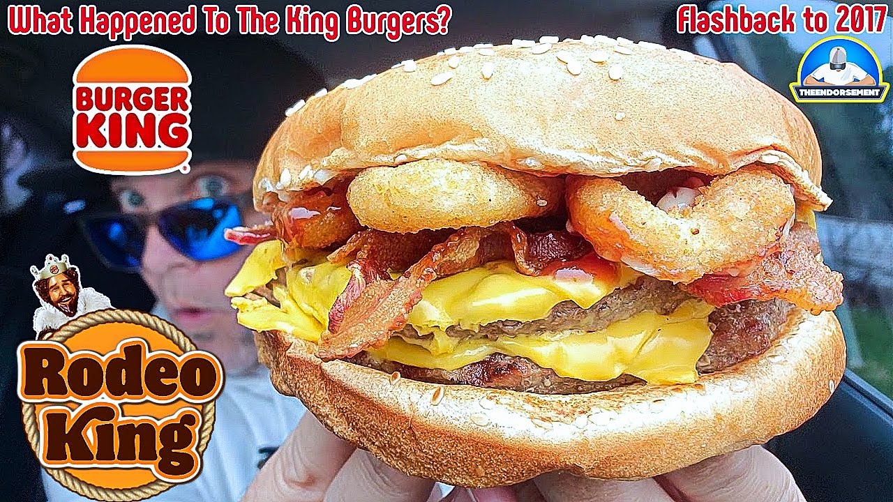 Burger King&reg; Rodeo King Review in 2025! 🤠🧅🍔| What Happened To The King Burgers? | theendorsement