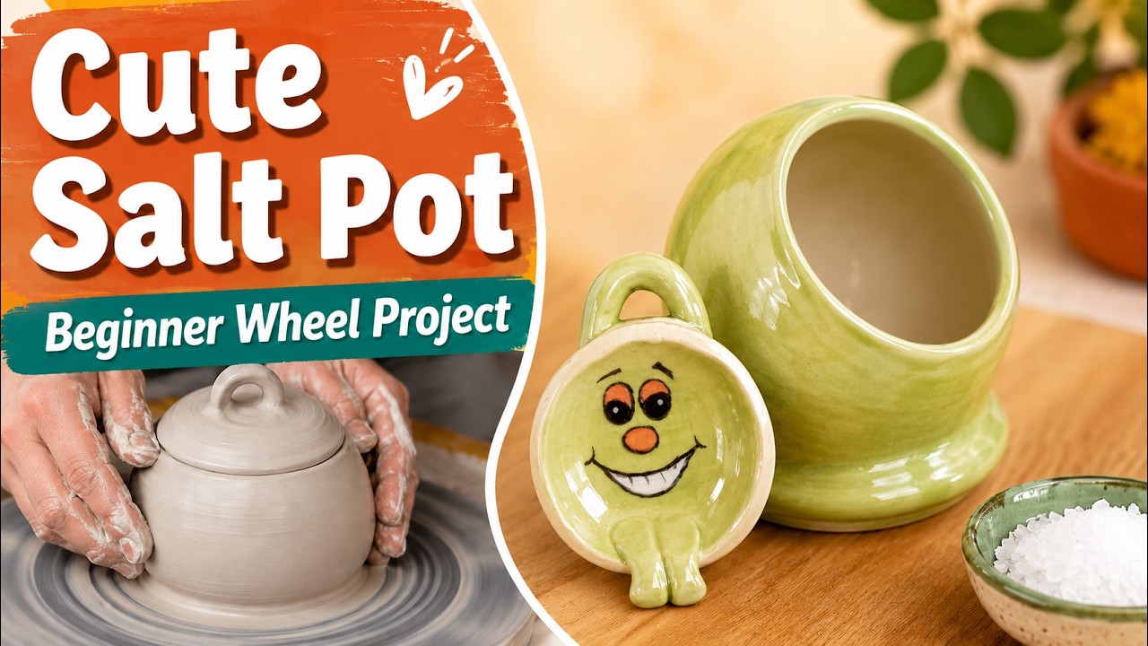 Making a Salt Pot - Beginner Pottery Wheel Projects # 2