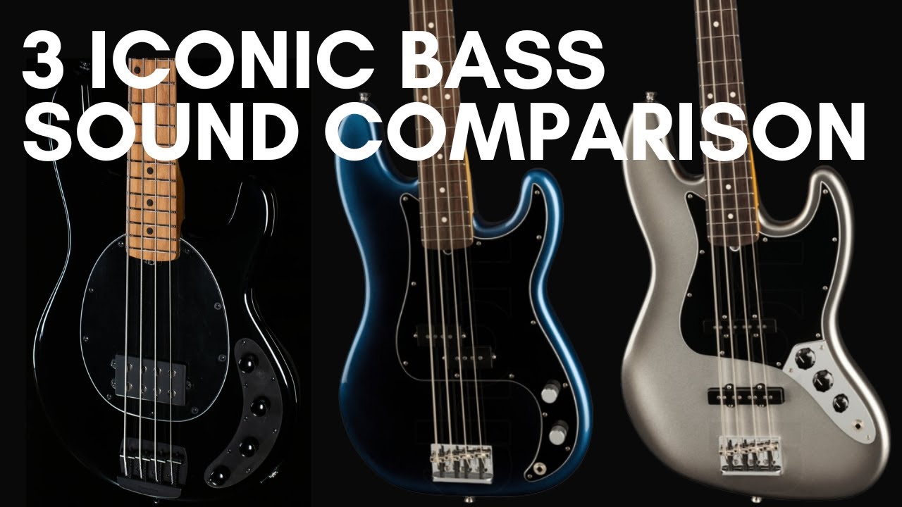 3 iconic bass sound comparison (no talking)