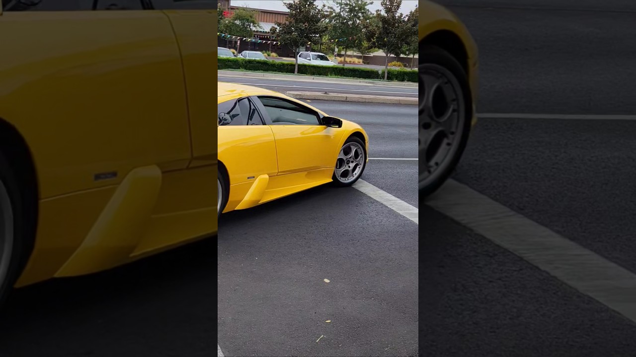 Lamborghini Murcielago Gated Leaving Car Meet #V12