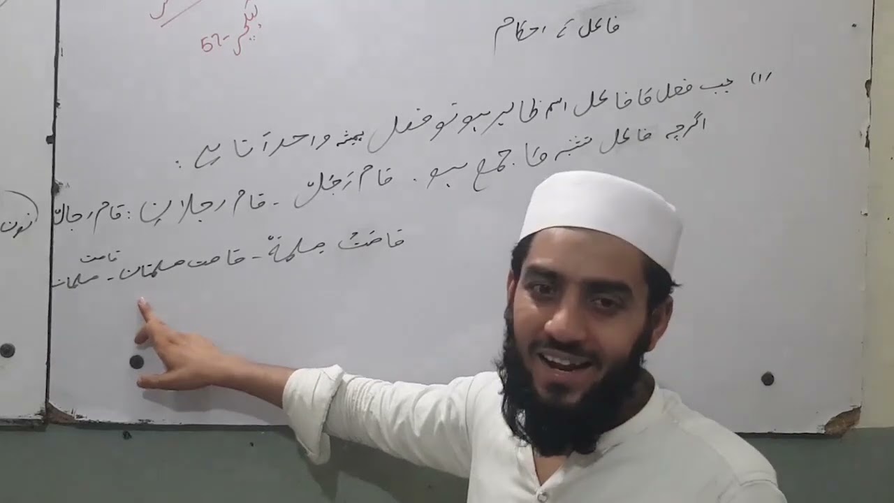 عربی گرائمر لیکچر 57۔ فاعل کے احکام