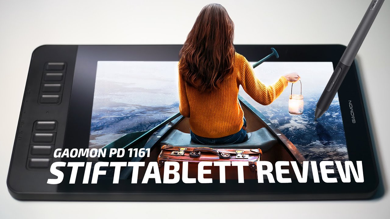 Stifttablett / Grafiktablett für Photoshop - Gaomon PD1161: Unboxing & Review [deutsch] [2020]
