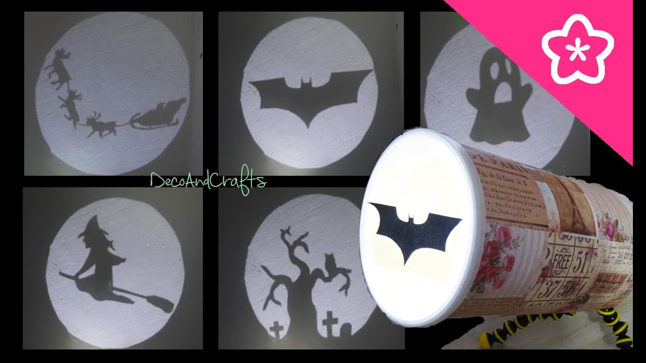 Lampara de sombras Batman  Halloween Trineo de Santa - DIY | DecoAndCrafts