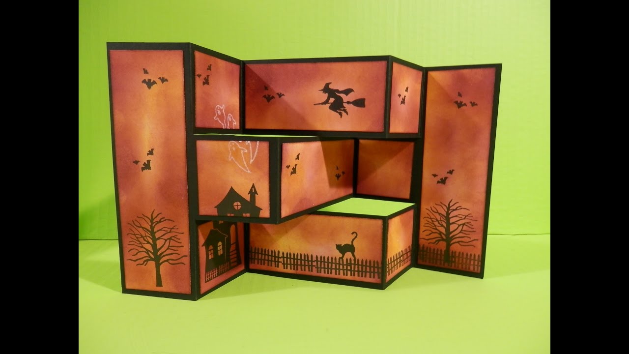 Halloween Tri Fold Shutter Card