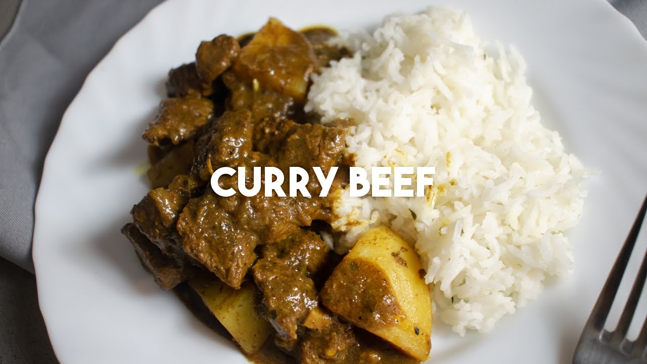 JAMAICAN STYLE CURRY BEEF | Tender and hearty