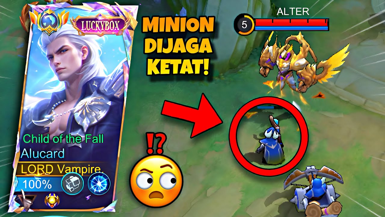 GAK DIKASIH MINION! CARA ALUCARD EXP KALAHKAN TRIK FREEZE MINION | MLBB
