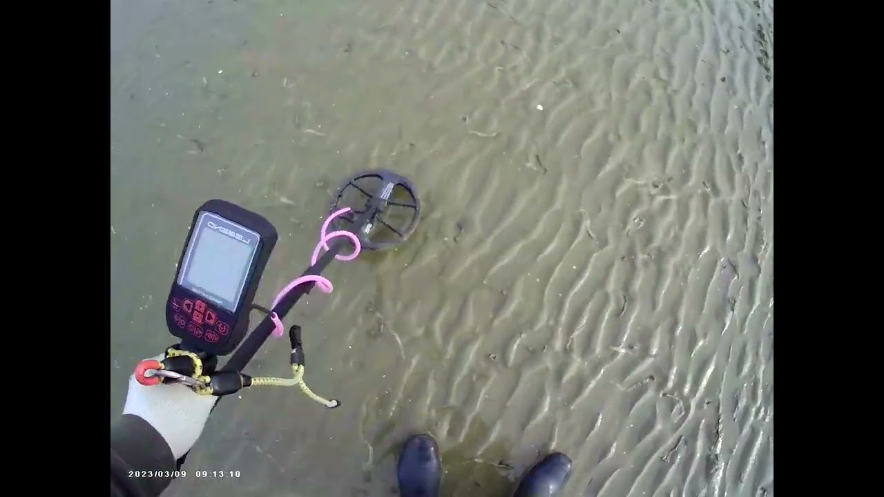 녹타 레전드 서해 미네랄반응 테스트 .#metaldetector #금속탐지기 #비치탐사 #metaldetector #레전드금속탐지기