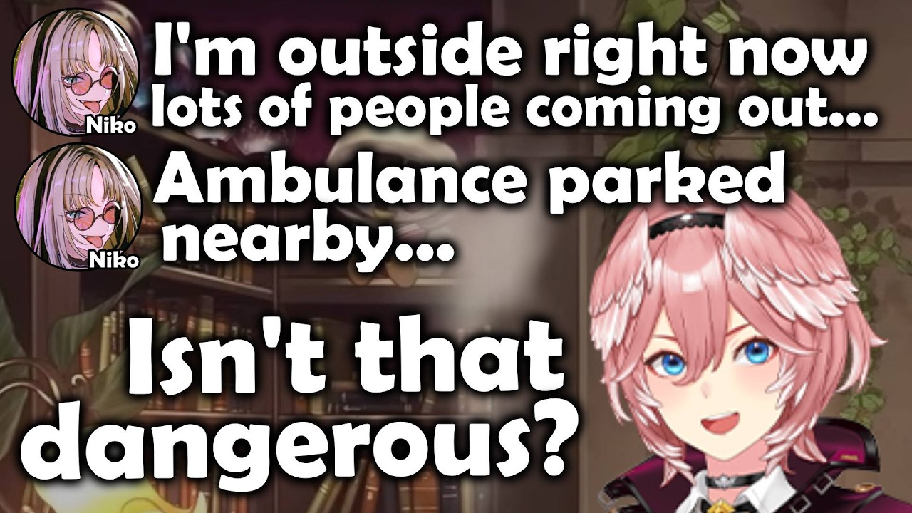 Niko Was So Desperate for Lui's Call-In She Doing It Outside and Almost Get Exposed by Ambulance