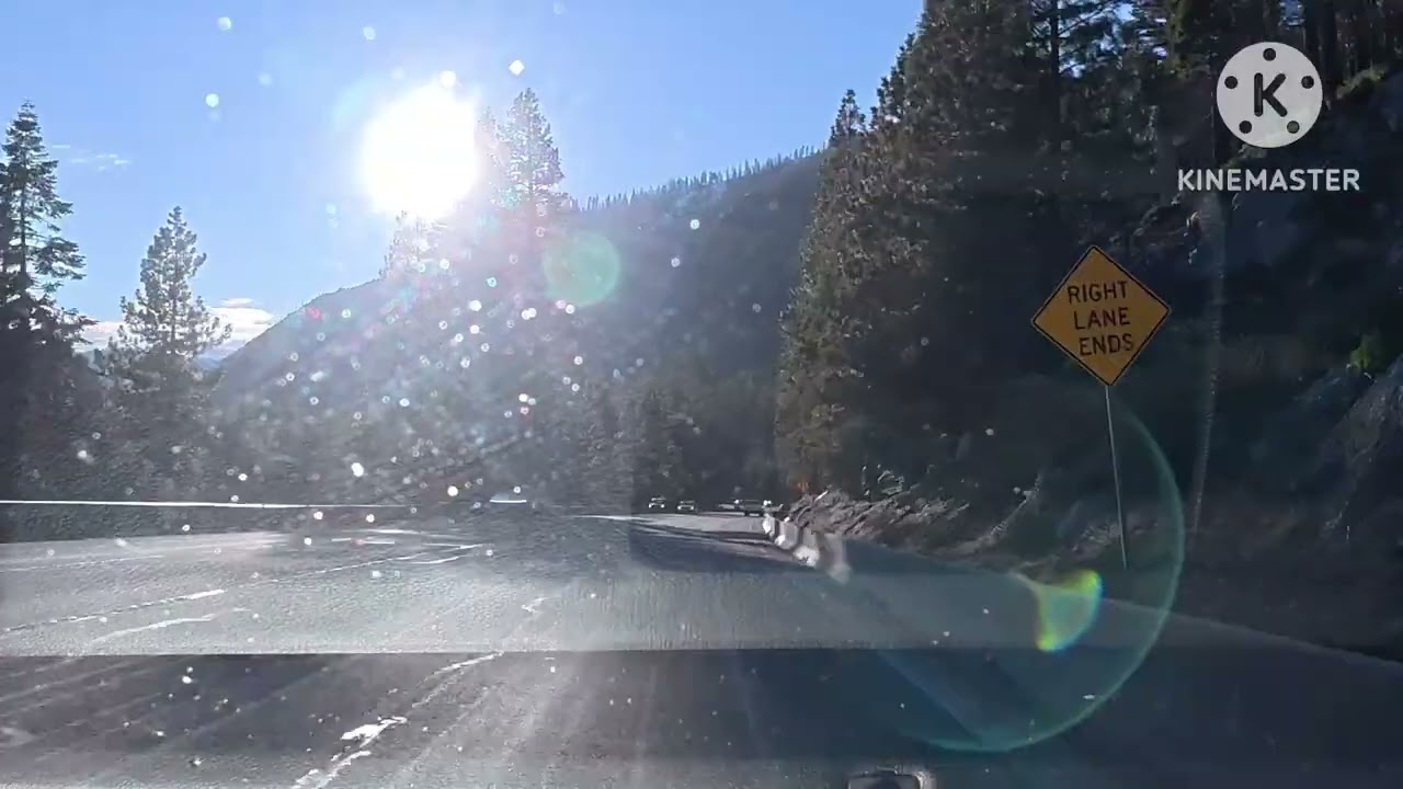 Driving from Lake Tahoe to Antelope California 