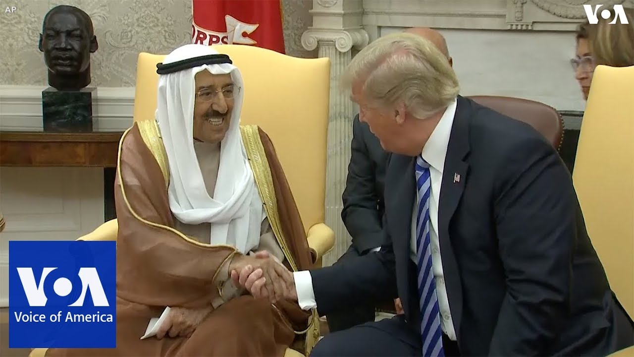 Trump Welcomes Kuwait's Emir