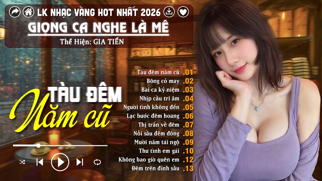 Lk Nhạc Vàng Bolero Hot Nhất 2026 - Top 15 Ca Khúc BOLERO CÔNG TUẤN ÊM TAI DỄ NGỦ | TÀU ĐÊM NĂM CŨ