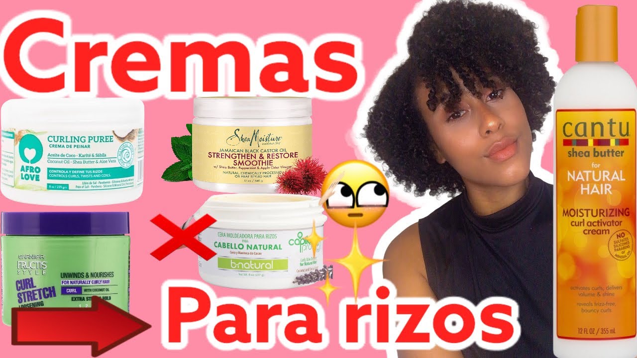 CREMAS DE PEINAR para el cabello RIZADO 3b 3c y AFRO 👌