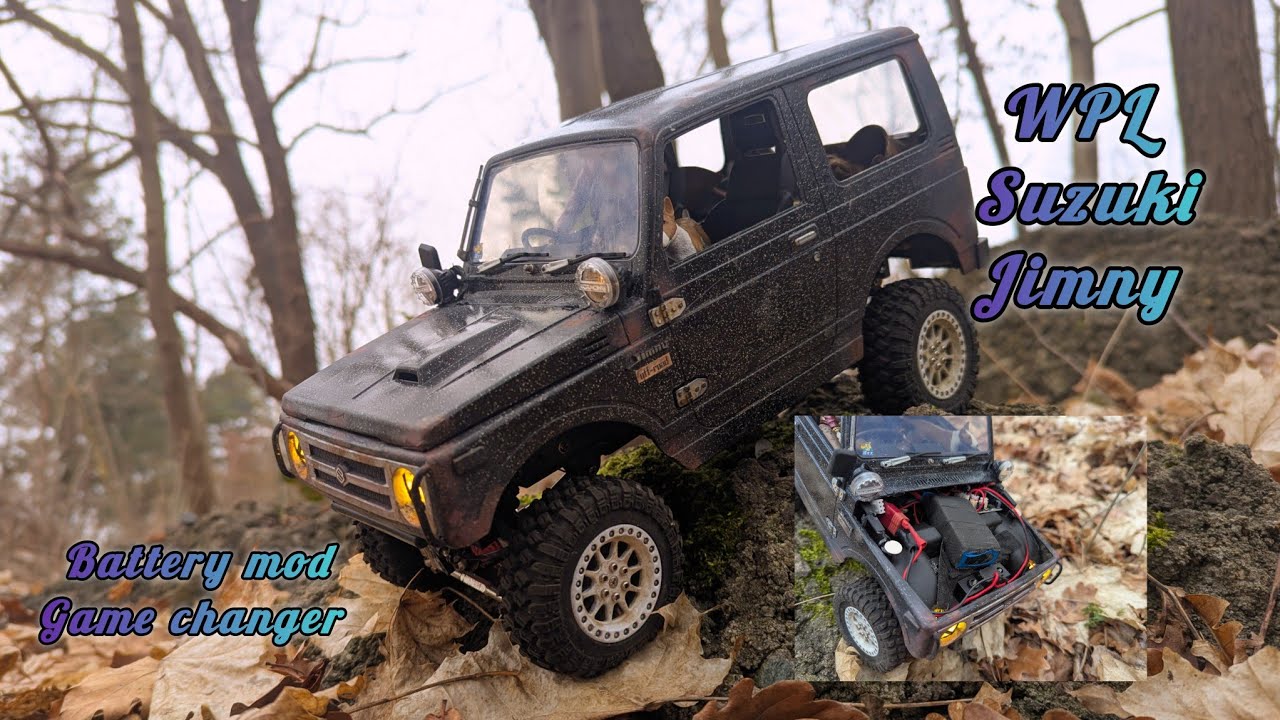 Rc Suzuki Jimny Modified  Crawling in the woods 