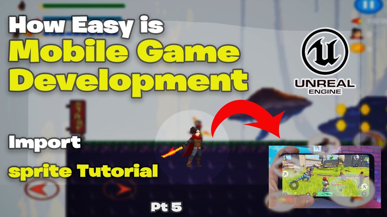 You Won’t Believe How Easy Mobile Game Development Is in Unreal Engine 5 (Import Sprites ) Pt 5