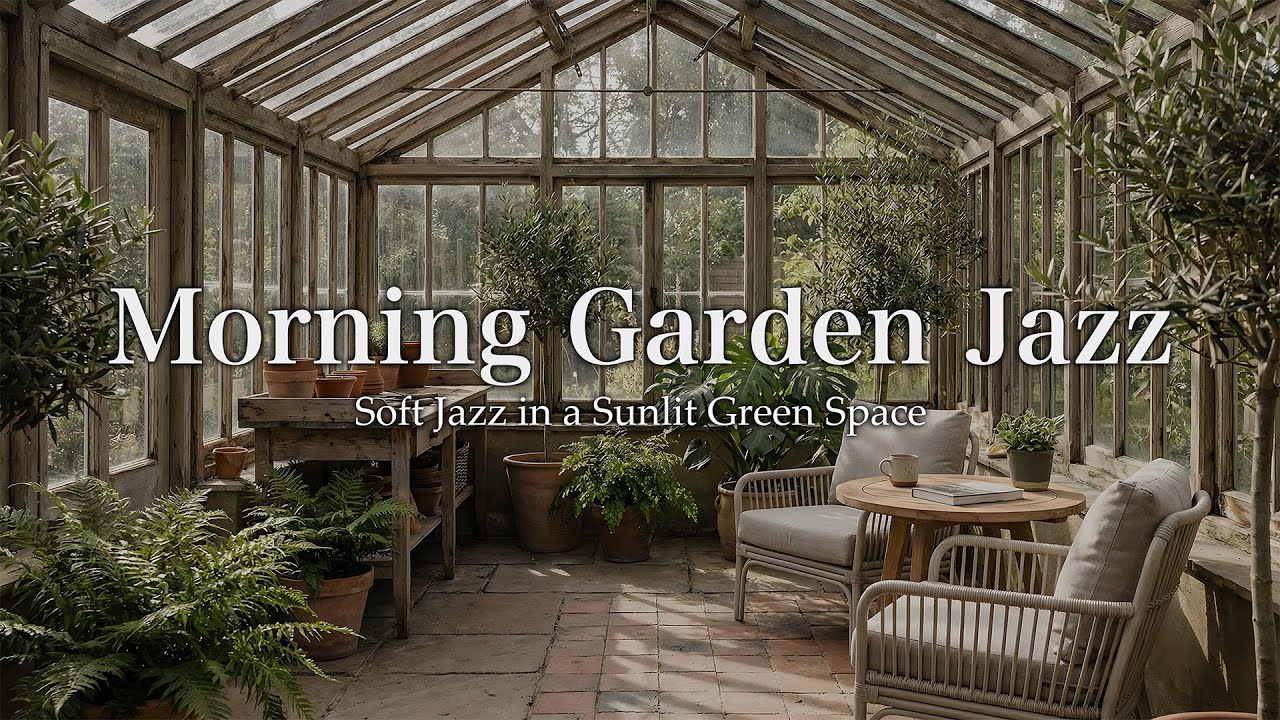 Morning Garden Jazz – Soft Jazz in a Sunlit Green Space | EP48