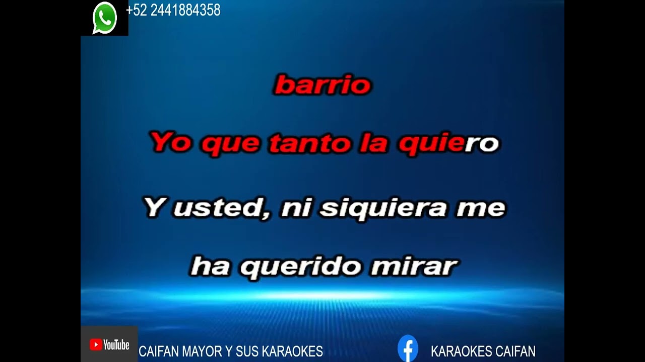 LOS CHICANOS  - VECINA KARAOKE