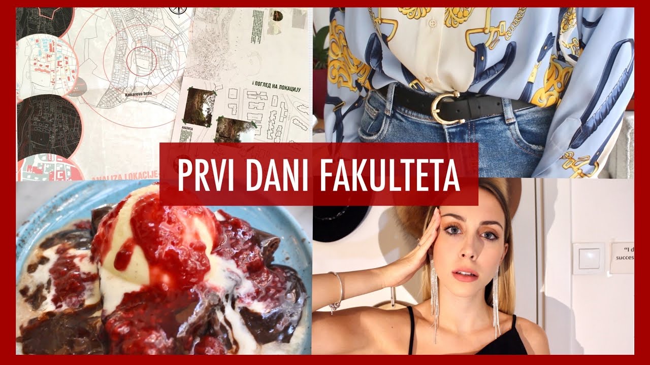 Prvi dani fakulteta - 2. godina arhitekture | daily vlog | Ana Gligorijević