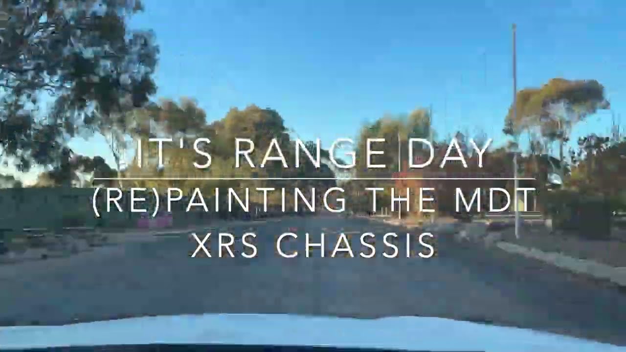 Walkthrough of (re)painting the MDT XRS chassis