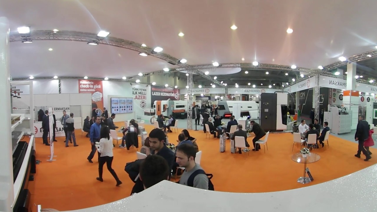 2016 Bursa Sac İşleme Fuarı Ermaksan Standı 360&deg;