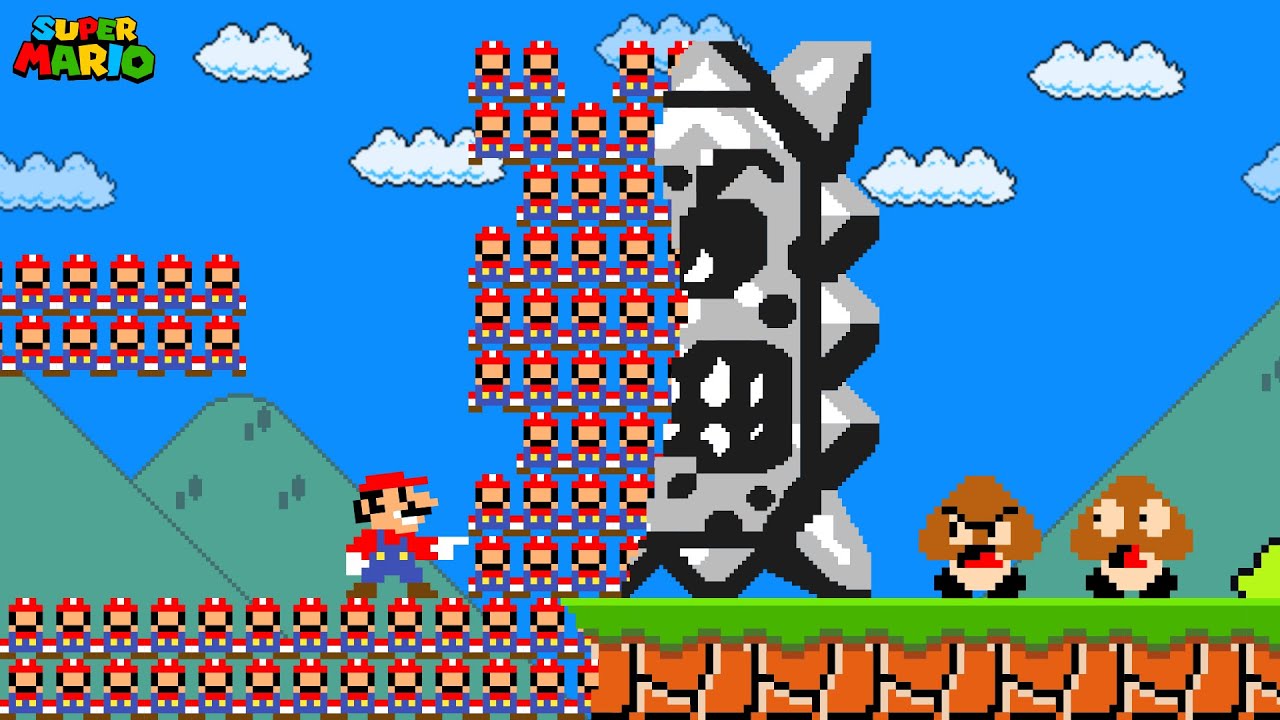 When Everything Mario Touches Turns Into Tiny Mario...