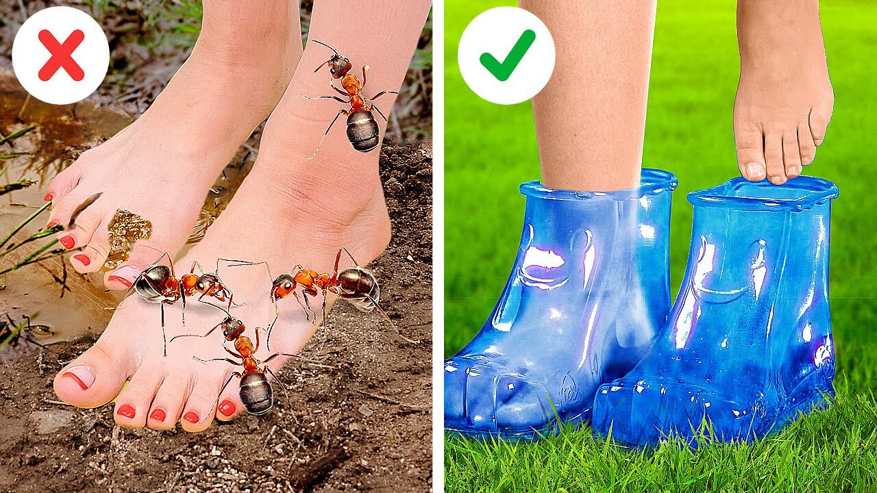 FANTASTISCHE HACKS, DIE DEINE FÜßE PFLEGEN || BEQUEME DIY-SCHUHE