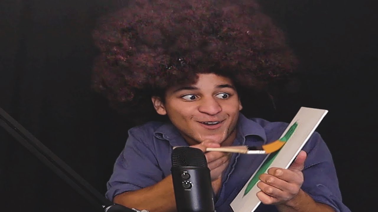 ASMR, but i'm bob ross
