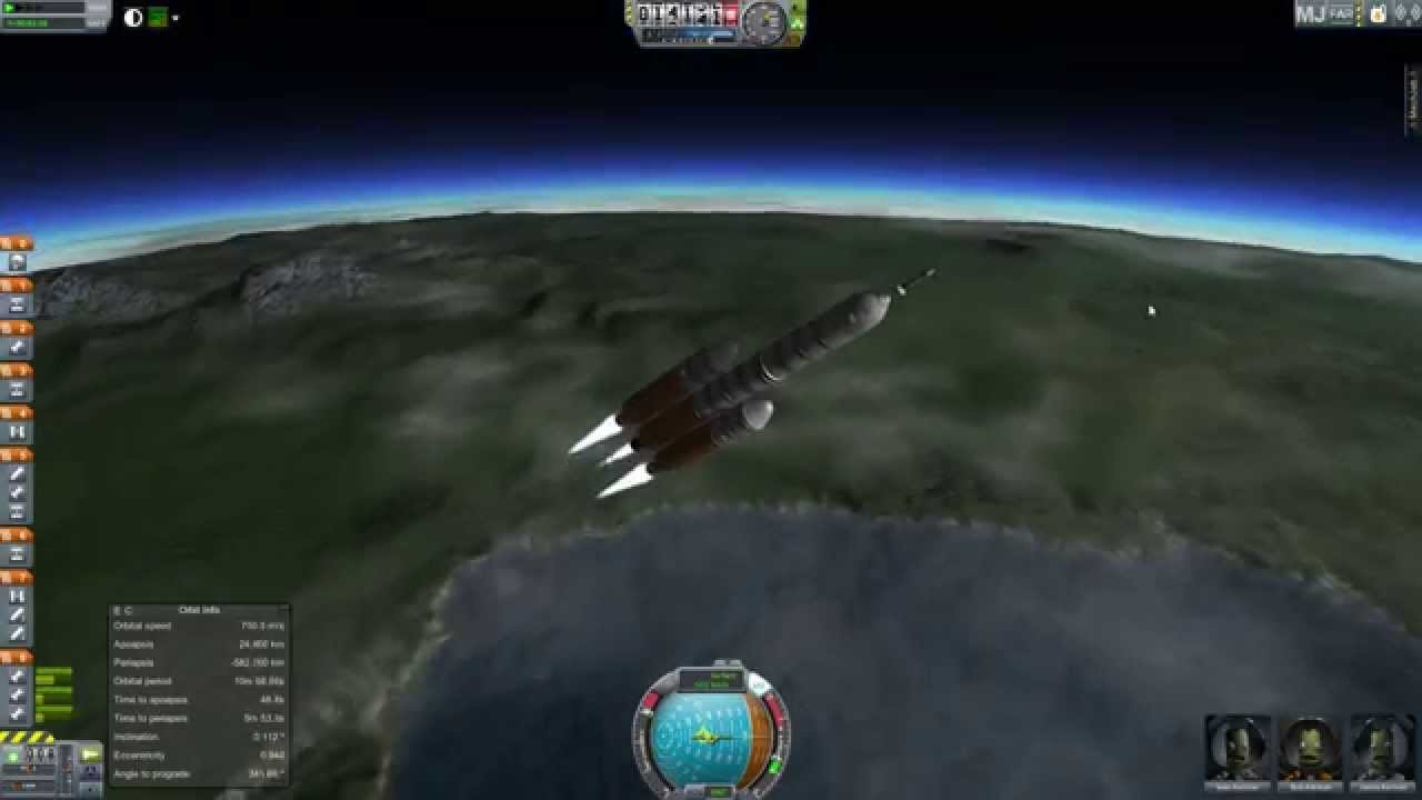 Kerbal Space Program Orion Exploration Flight Test