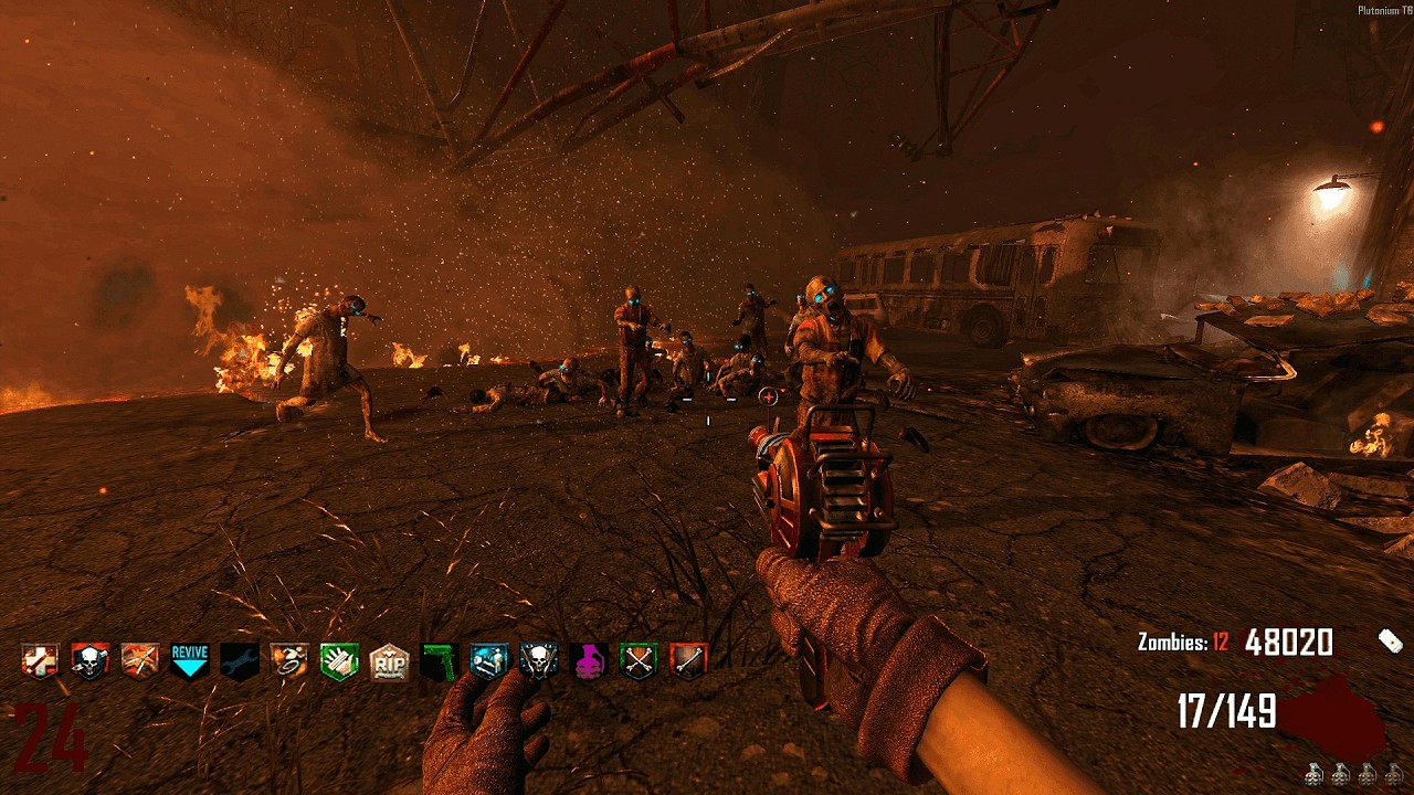 BLACK OPS 2 ZOMBIES: POWER GAMEPLAY WITH 15 PERKS (NO COMMENTARY)