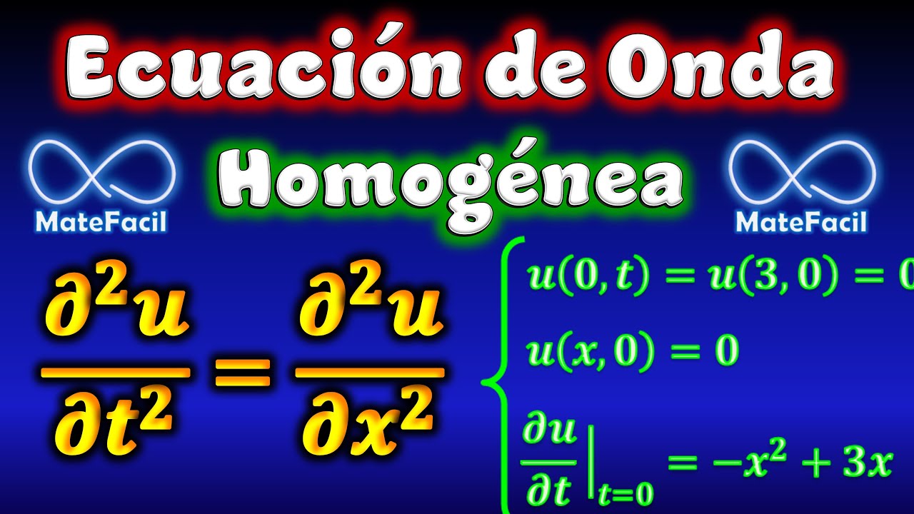 Ecuación de Onda Homogénea, Método de Fourier, Condiciones Homogéneas (EDP)
