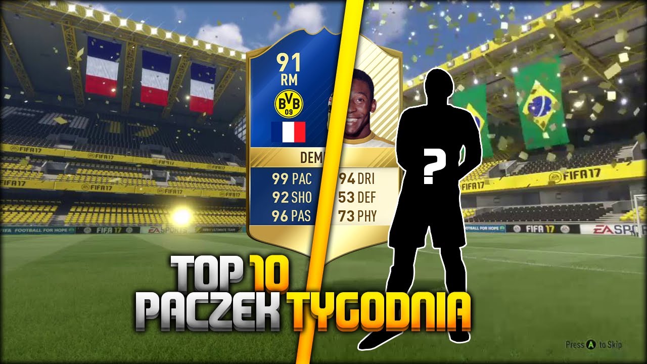 TOP 10 PACZEK TYGODNIA | #33 | FIFA 17!  PELE W PACZCE!!