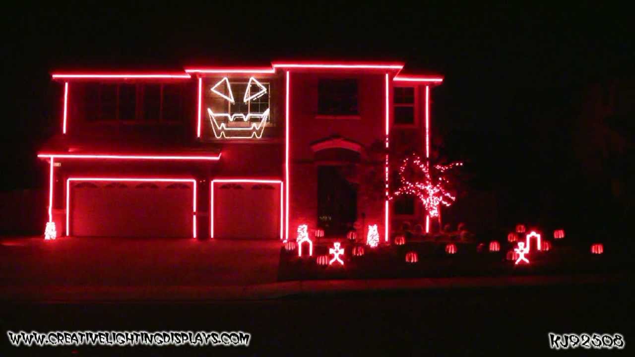 Halloween Light Show 2011 - Thriller