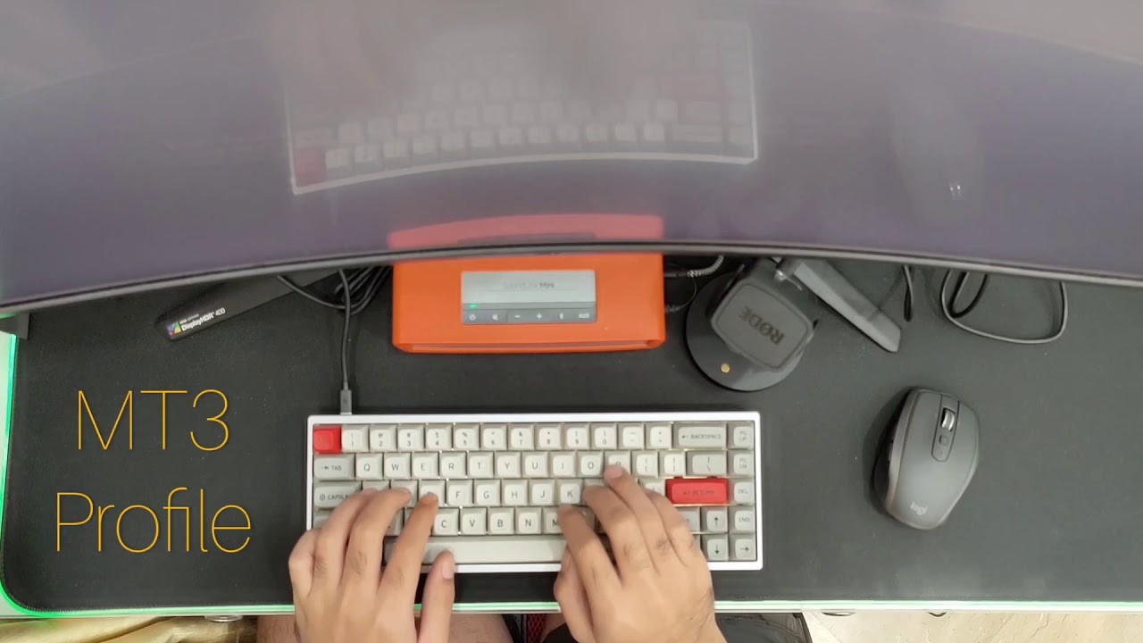 High Profile Keycaps Comparison | Mt3 vs Kat profile | on kbd67mkII