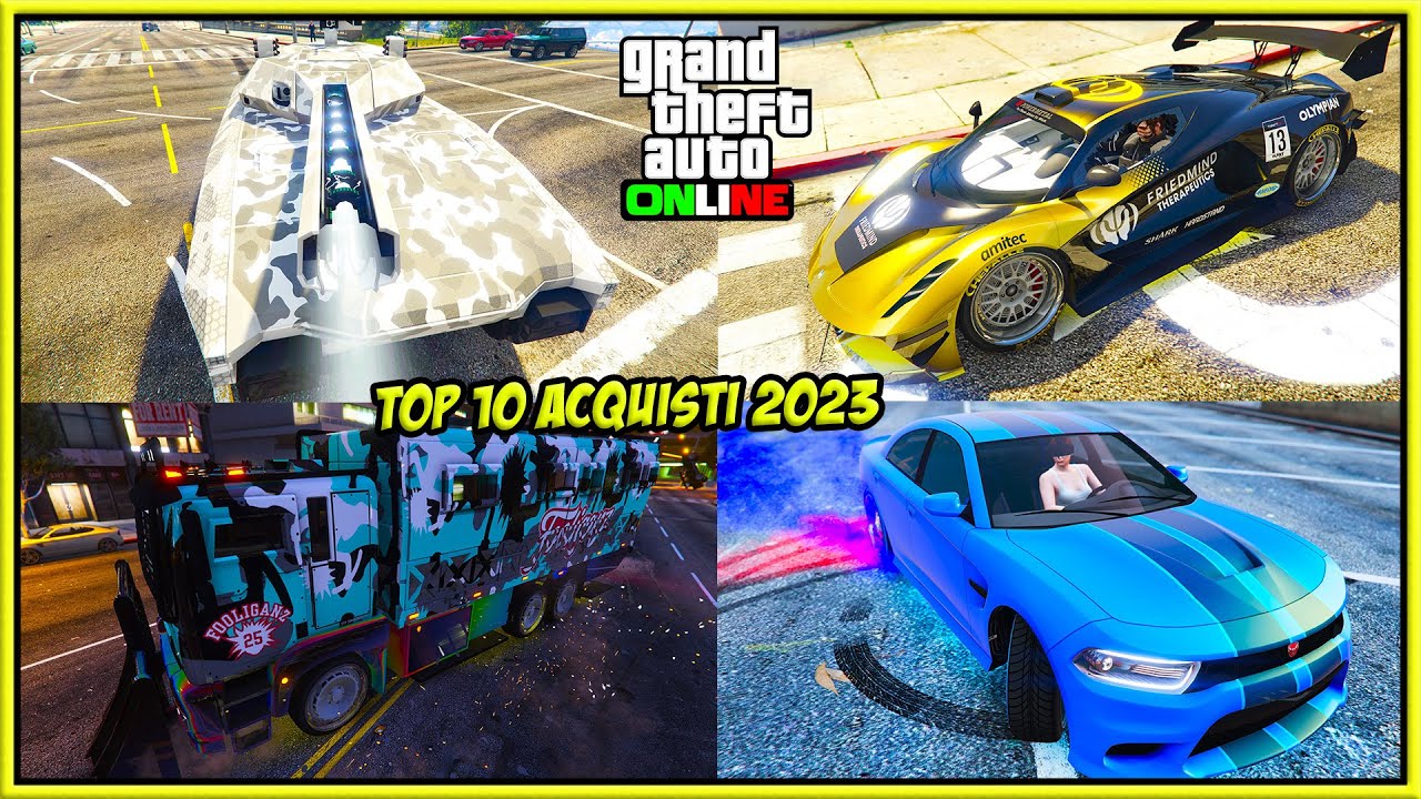 TOP 10 MIGLIORI ACQUISTI DA FARE SU GTA 5 ONLINE NEL 2023! (GTA 5 Online ITA)