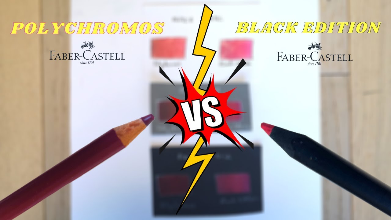 POLYCHROMOS VS BLACK EDITION FABER CASTELL - Crayons de couleur