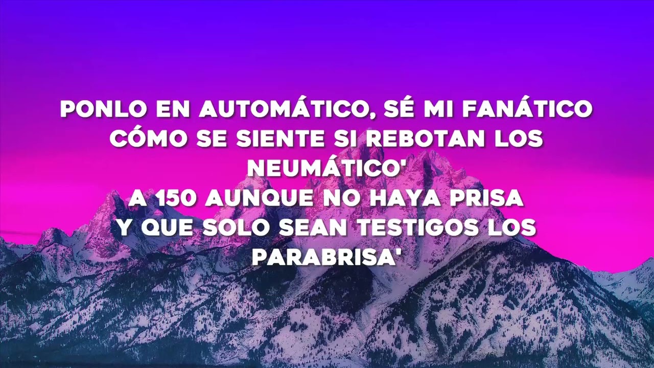 Maria Becerra - Autom&aacute;tico (Letra-Lyric)