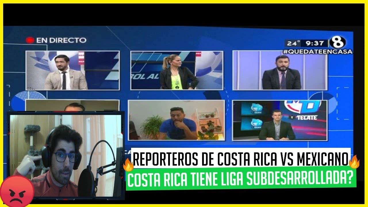 🔥 REACCIONANDO a 5 REPORTEROS de COSTA RICA vs 1 MEXICANO 🔥