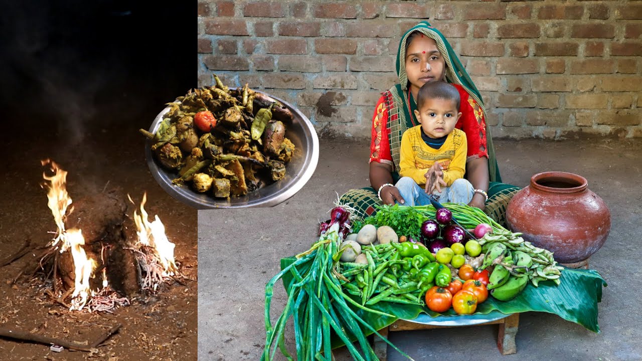 Gujarati Famous Umbadiyu Recipe ||  Traditional Village style   Food of gujarat