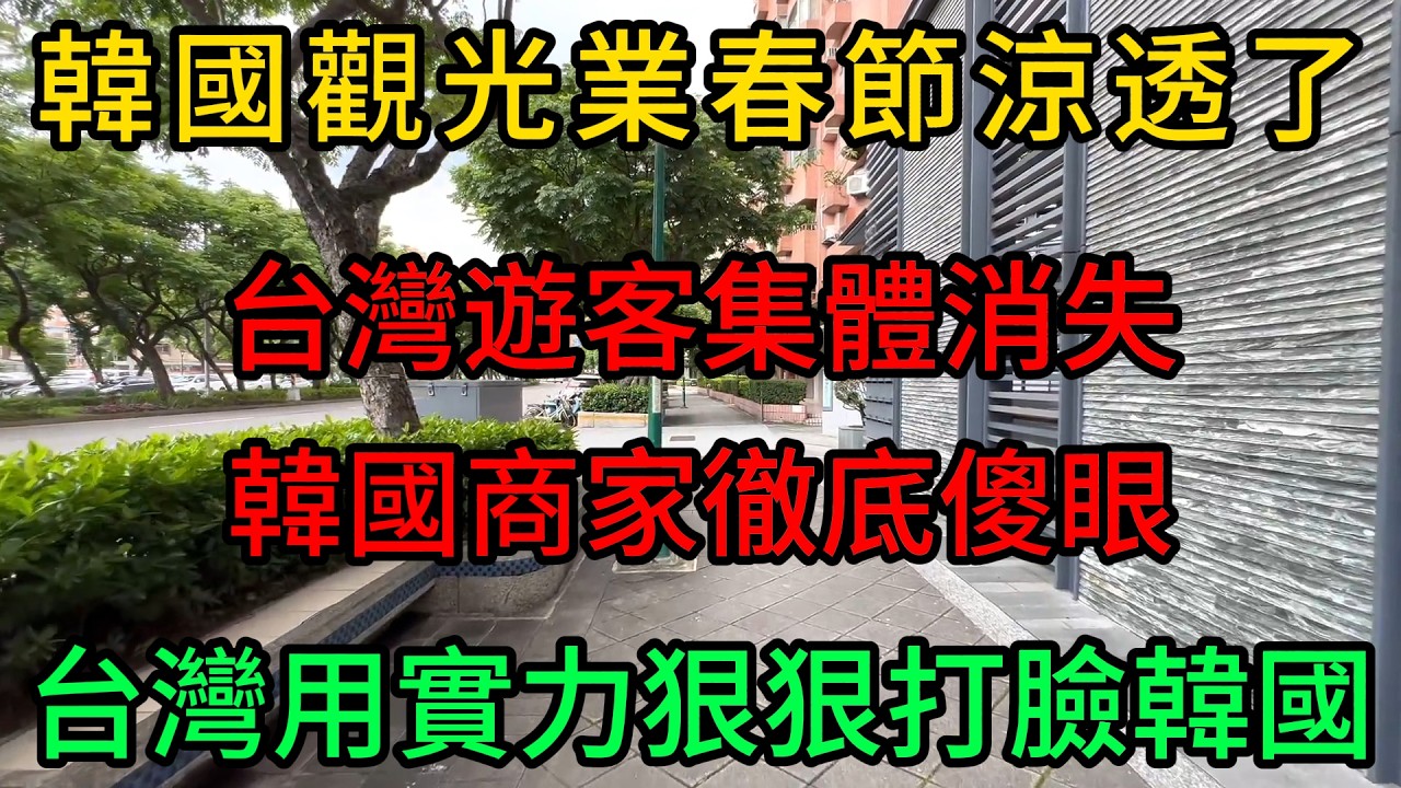 韓國觀光業春節涼透了！台灣遊客集體消失,韓國商家徹底傻眼!台灣用實力狠狠打臉韓國,韓國正在為“政治投機”支付慘痛的代價
