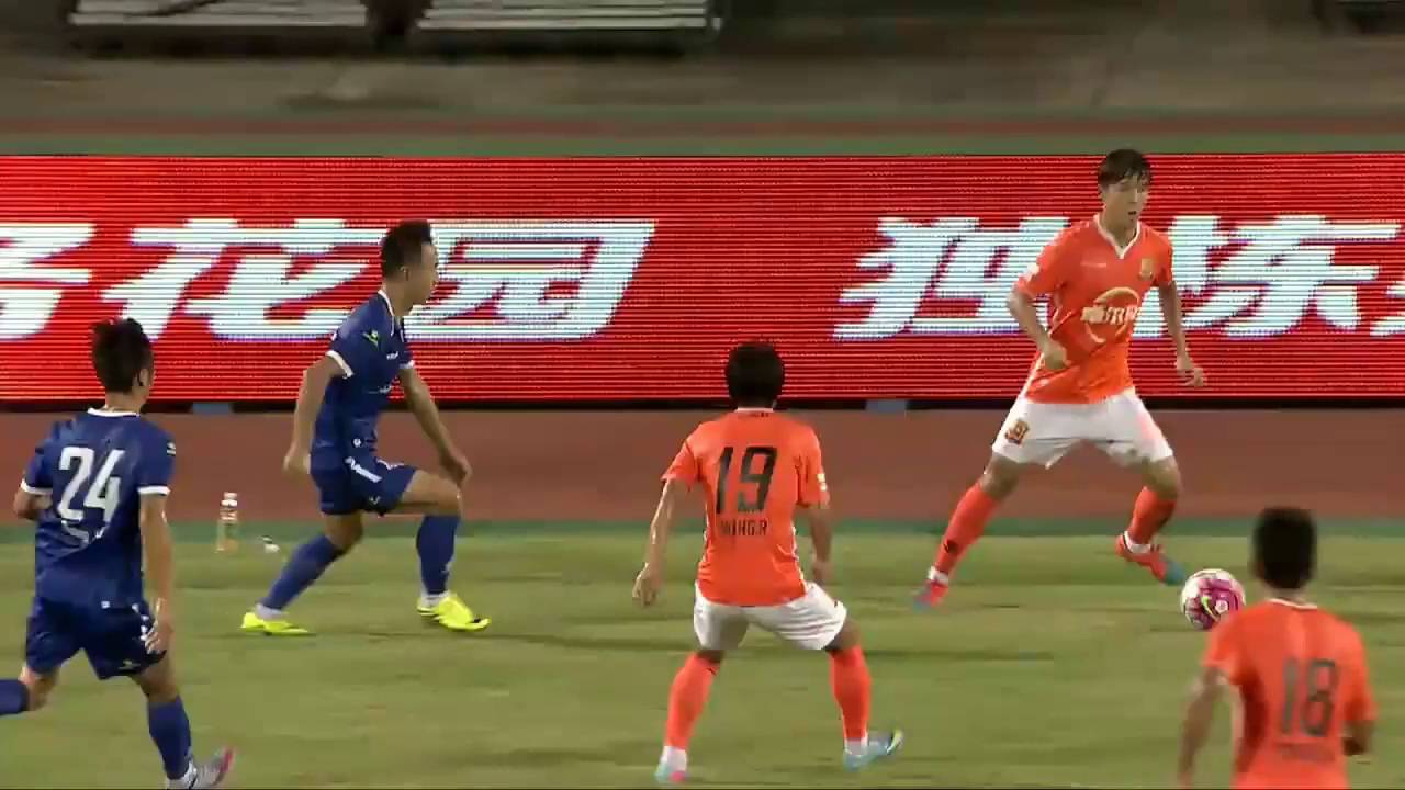 Jijun Goals 2016.08.06 R.21 China League Wuhan ZaLL 1:3 Shanghai Shenxin