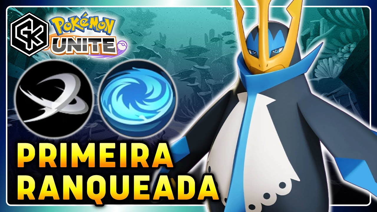 PRIMEIRA RANQUEADA DO PENGUIN | Pokémon Unite Empoleon Gameplay