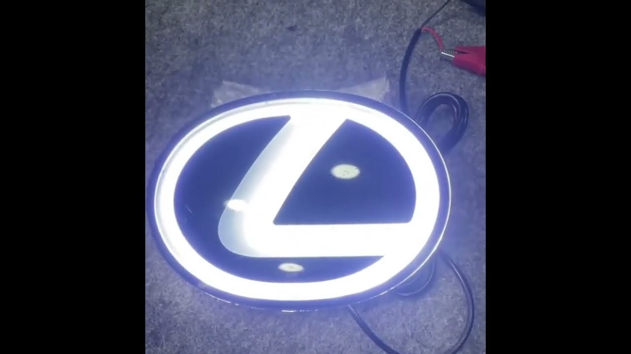 Dynamic Lexus Light Up Front Emblem