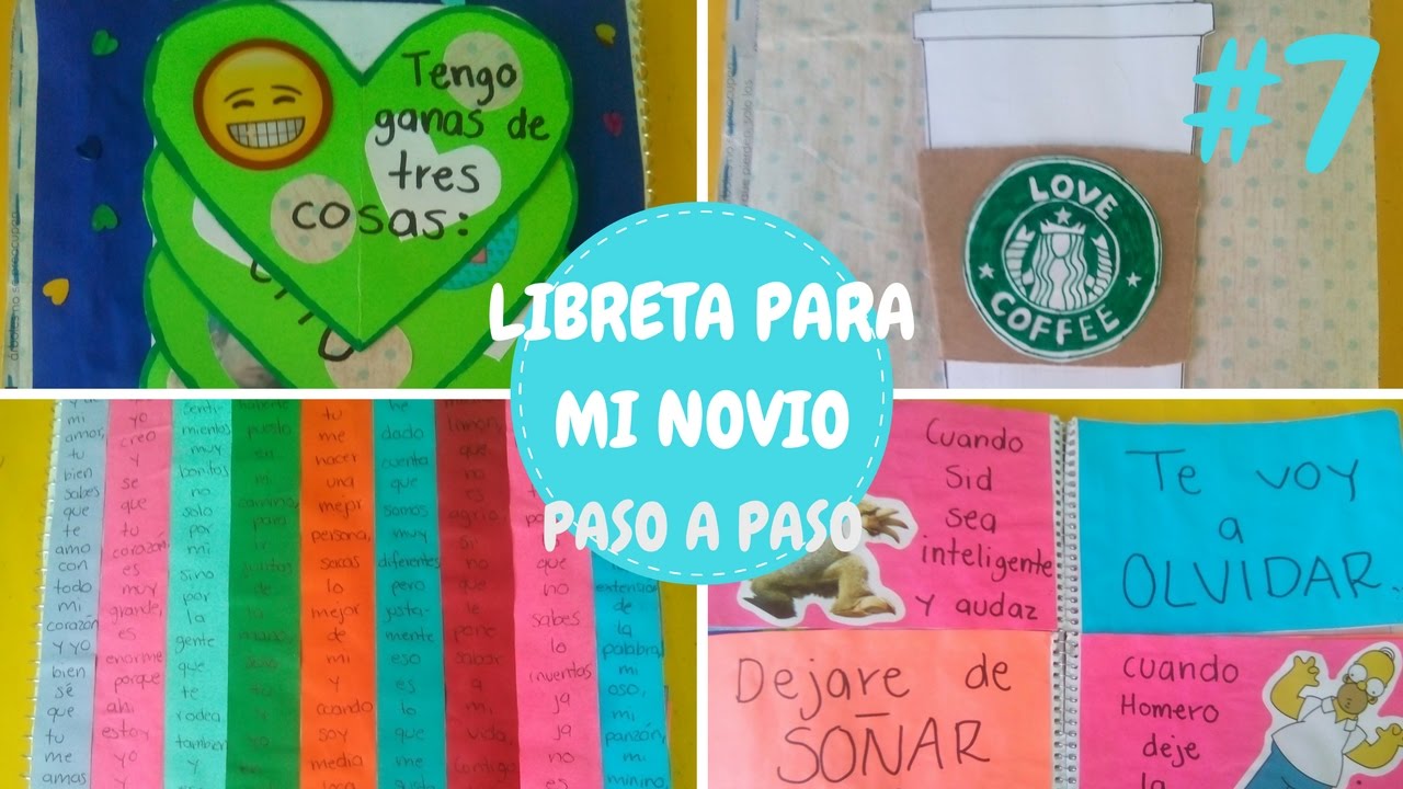 Libreta para mi novio 