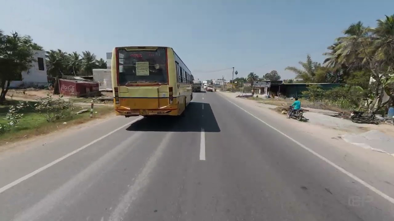 Krishnagiri - Bangalore road video shot on the DJI Osmo Action 6
